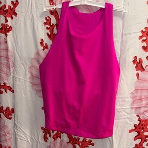 Vibrant Pink Sleeveless Women's Top